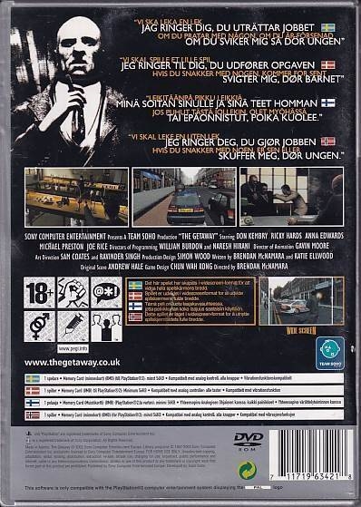 The Getaway - PS2 - Platinum (B Grade) (Genbrug)
